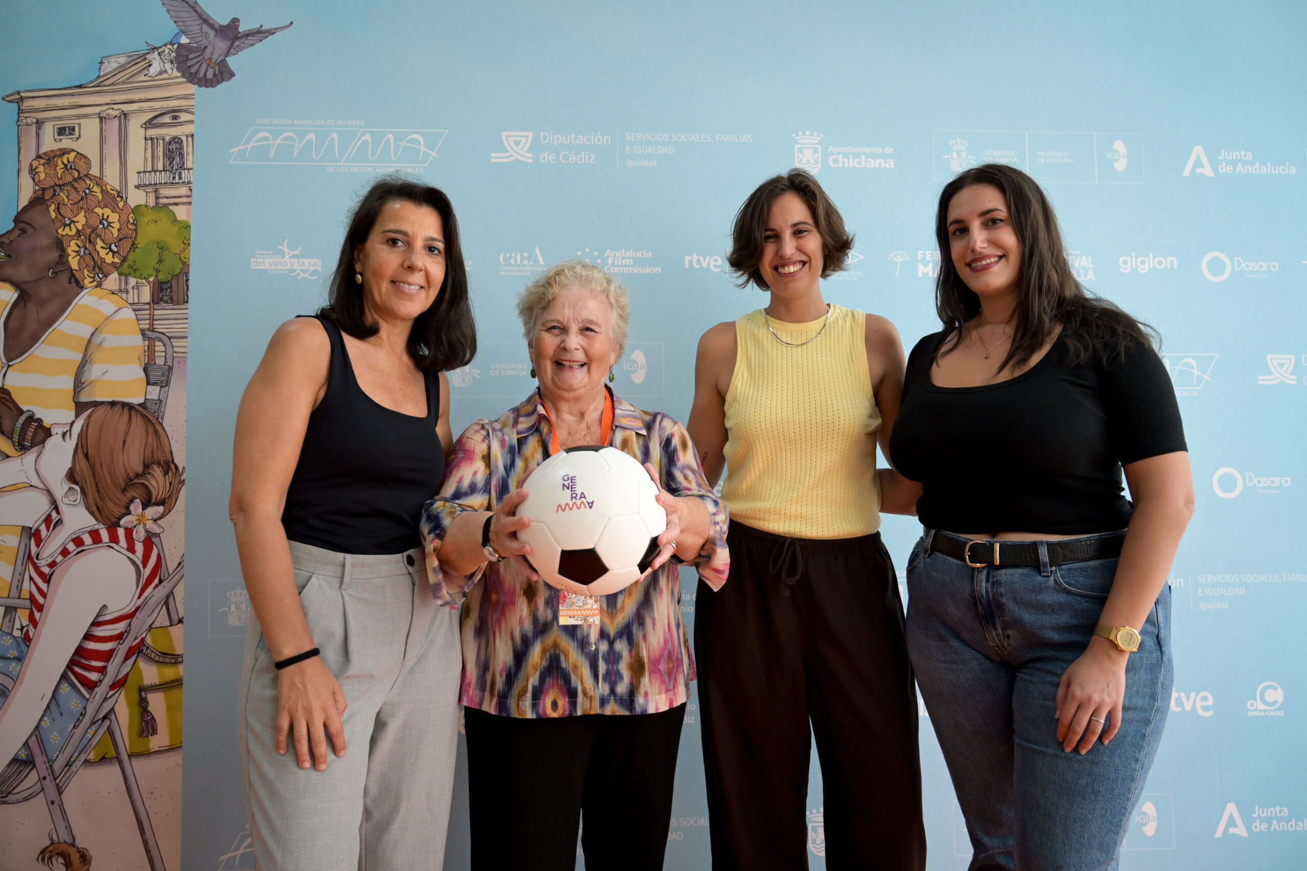 Kubalita y Marta Díaz de Lope Díaz, de Pioneras, en GENERAMMA